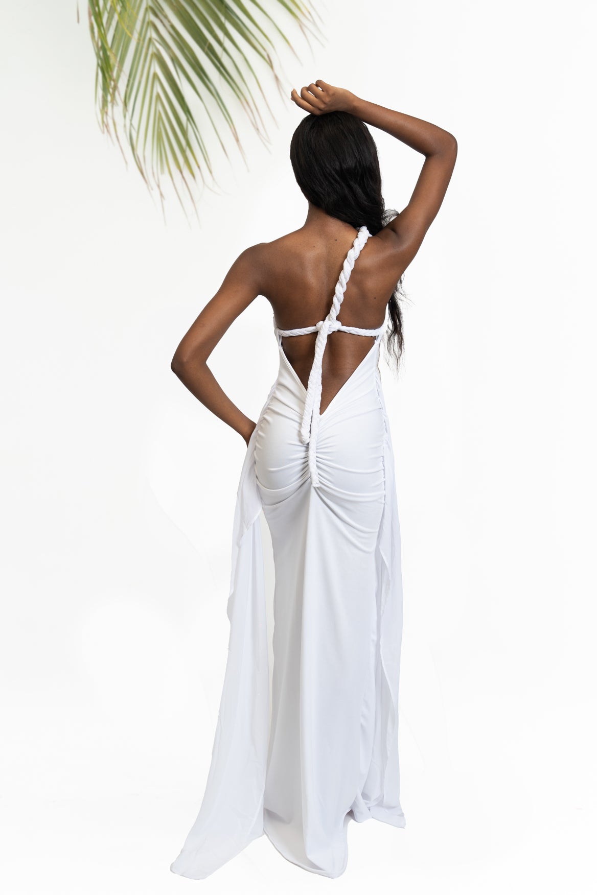 ROPE IN DRESS - WHITE