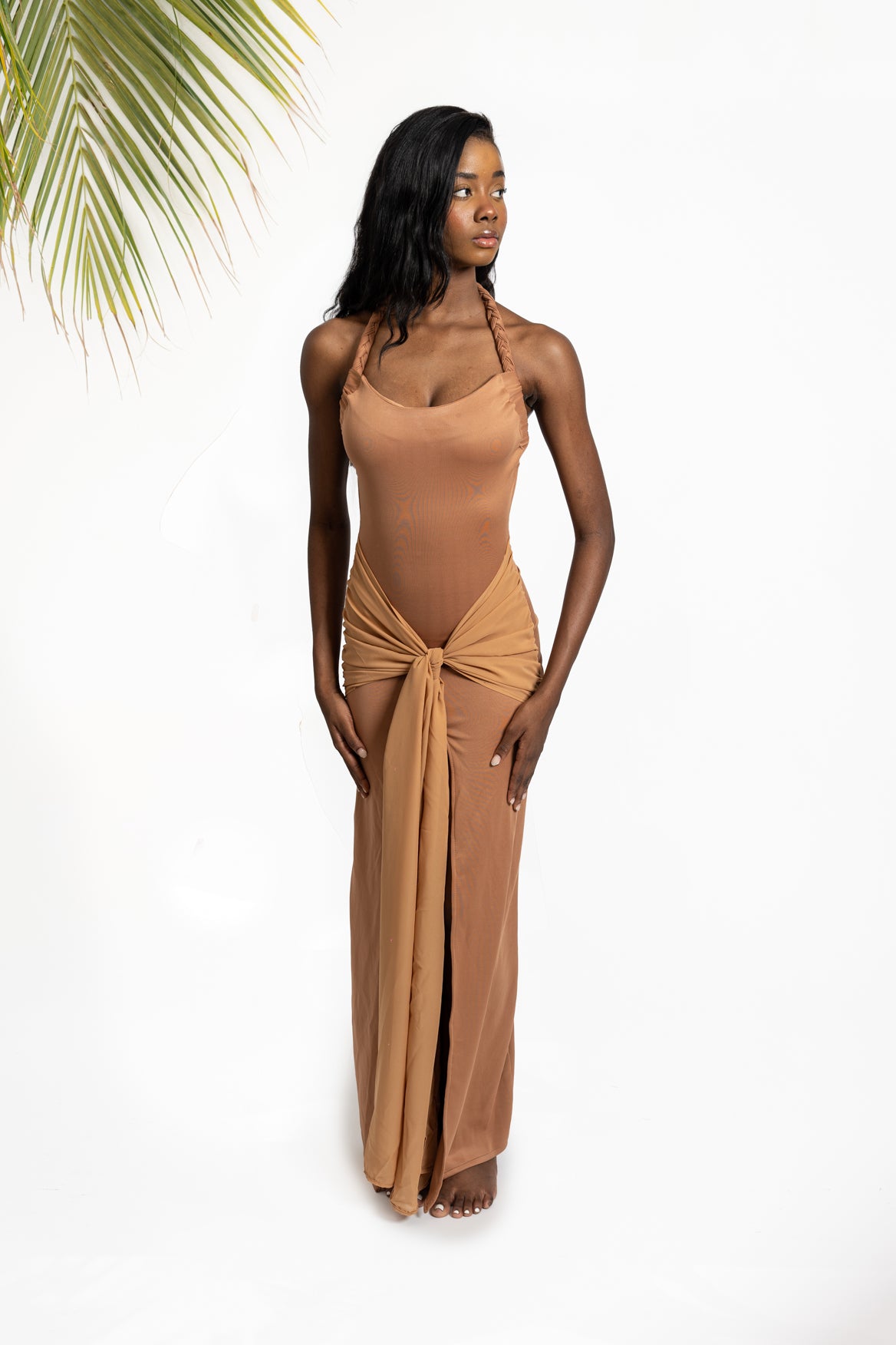ROPE IN DRESS - SAND